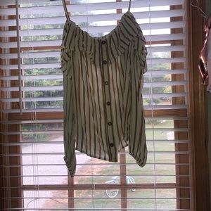 Cold shoulder top brand new